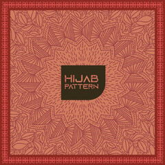 fabric motif abstract for hijab, scraf