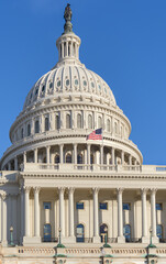 Fototapeta na wymiar US Capitol building