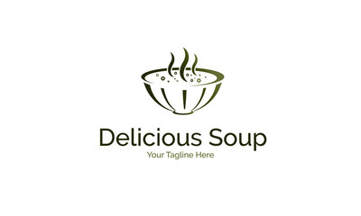 Delicious soup Restaurant Logo
