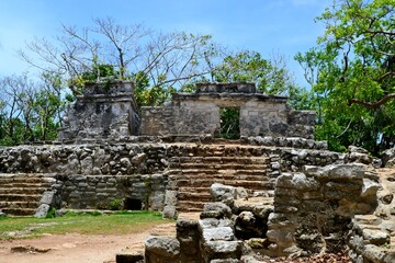 ruins of bayon temple country