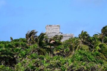 Remnants of Mayan architecture