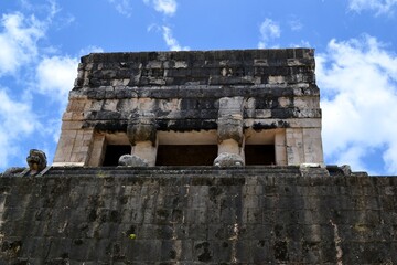 An old building in the Mayan style