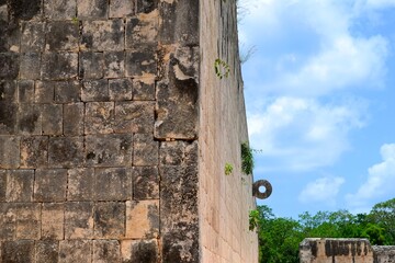 An old building in the Mayan style