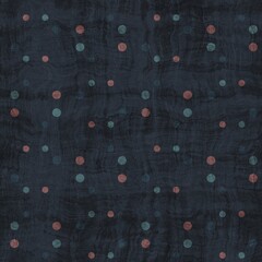 Seamless blue pink cream and navy surface pattern. High quality illustration. Overlaid and multiplied distressed and grungy worn abstract design for print. Detailed artistic repeat tile swatch.