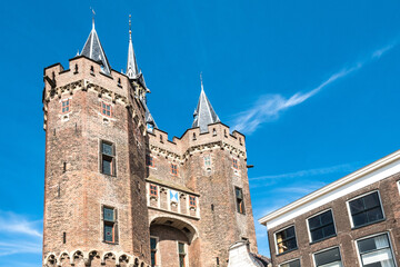 Fototapeta premium Sassenpoort in Zwolle, , Overijssel province, The Netherlands