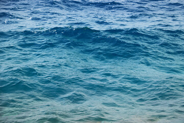 Blue Adriatic sea backround , Croatia