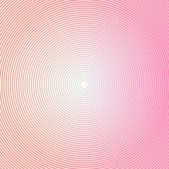 Pink and white halftone background. Abstract background. Gradient line pattern design. Vector background. Line circles background.