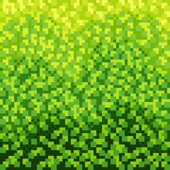 Grass texture pixel art. Vector picture. Bush texture pixel art.