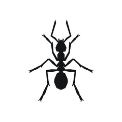 Ant Geometric Drawing Tattoo. Blackwork.