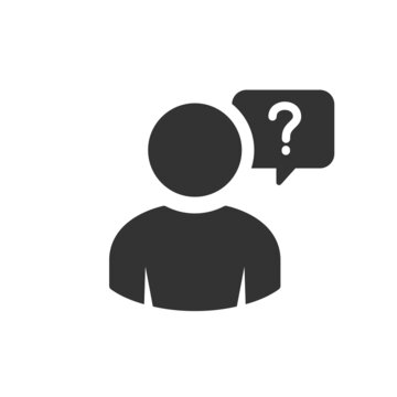 recommend clip art: Chat, dialog icon. Ask icon faq. Question Mark Icon Vector With Person Message Male User Avatar. Customer support, Help center