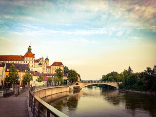 Naklejka premium charles bridge city