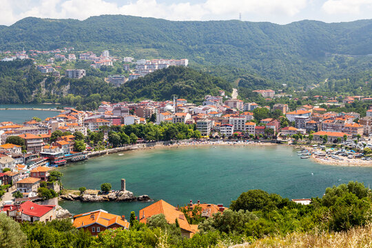 Amasra cityscape - Amasra is a small sea resort town in Bartin - Blacksea region / Turkey