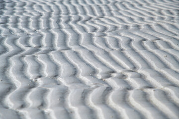 Sand dunes on a beautiful beach.