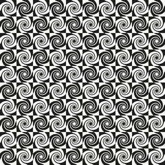 Seamless abstract spiral swirl pattern