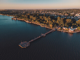 chascomus city from the air
