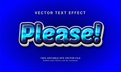 Please 3d editable text style effect