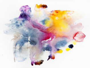 Abstract watercolor wash background design