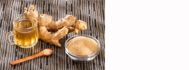 Organic ginger hot drink - Zingiber officinale