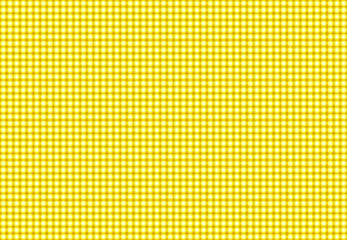 Fototapeta premium Yellow led screen background. Vector illustration.