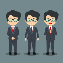 Business Character with Various Expression