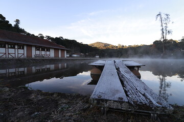 lago na geada