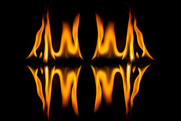 Fire flames