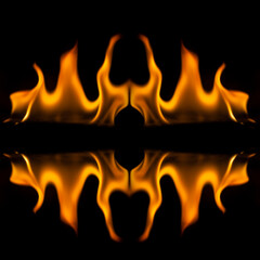 Fire flames