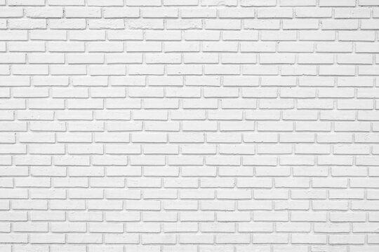 white brick wall texture background use for design