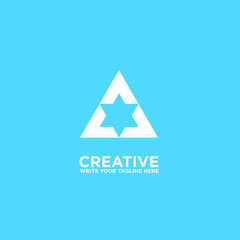 Letter A logo concept