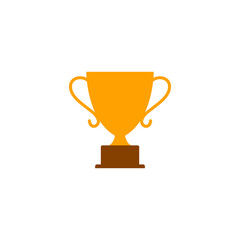 Trophy icon design illustration