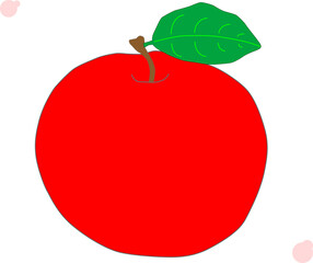 美味しそうな赤いりんご
