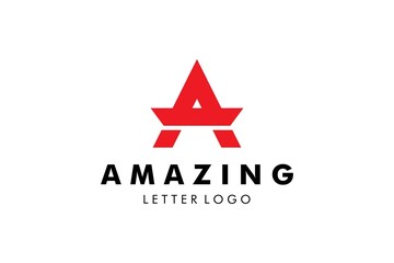 Obraz premium Letter A Logo : Suitable for Company Theme, Architecture Theme, Technology Theme, Initial Theme, Infographics and Other Graphic Related Assets.