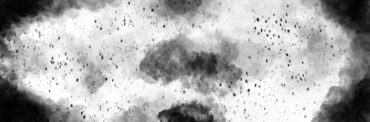 smoke painting on black and white for wallpaper, card background, poster, or website