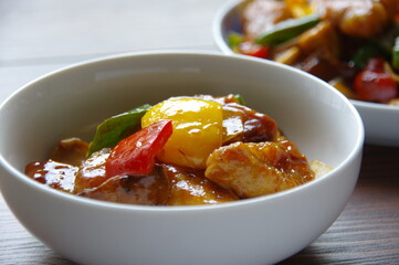 家庭料理の酢豚　酢豚　野菜たっぷりの酢豚