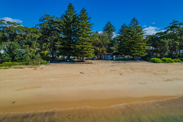 Winter morning at the beach