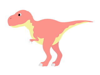 Obraz na płótnie Canvas シンプルなティラノサウルスのイラスト