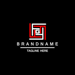 G letter maze. Creative logo for corporate identity of company: letter G. The logo symbolizes labyrinth, choice of right path, solutions. Suitable for consulting, financial, construction.