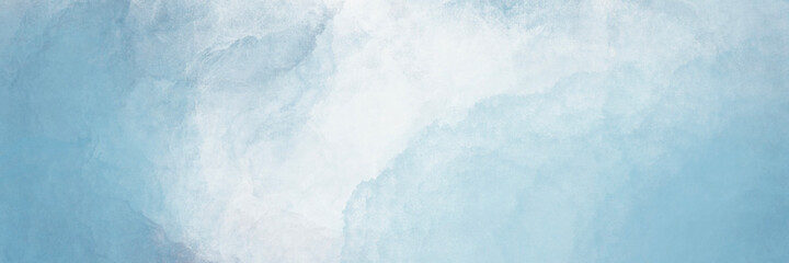 Abstract blue and white water color background.