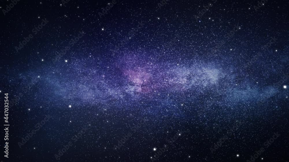 Canvas Prints galaxy nebula background moving stars space background