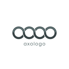 Connecting Circle Logo Design. Infinity Symbol. Vector Illustration.