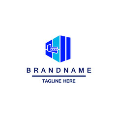 Letter T building Logo icon monogram design. Vector graphic design template element.