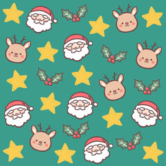 クリスマスの壁紙-緑色