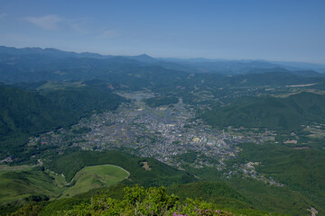 Obraz premium 湯布院の眺望