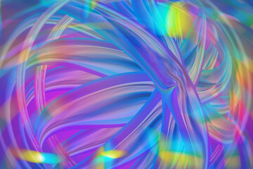 Abstract textured neon iridescent futuristic background