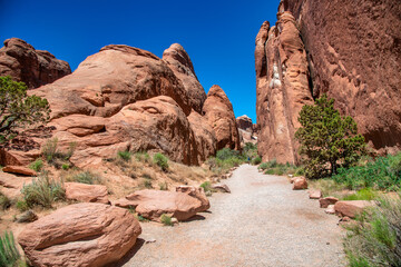 Amazing rocks of Arches National Park, Utah - USA