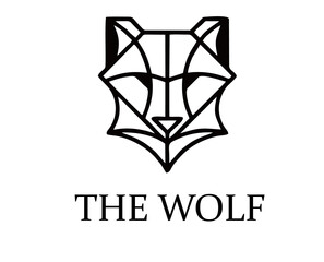  illustration of origami wolf © Indra