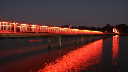 bridge at night