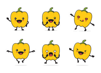 yellow pepper cartoon character