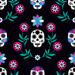 Skull pattern 9