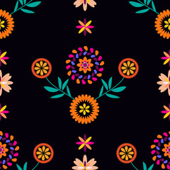 Fototapeta premium Mexican pattern 2